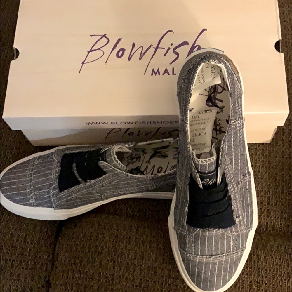 Blowfish Marley Navy Hammock Stripe Linen